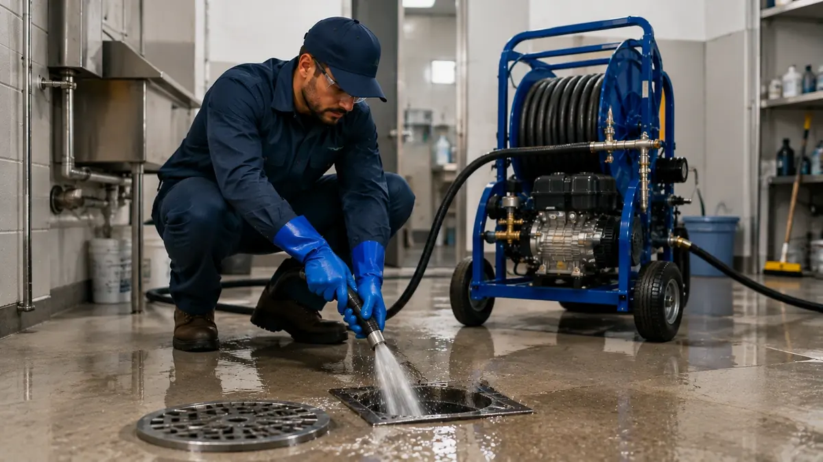 Floor Drain Hydro Jet Cleaning in Aliso Viejo