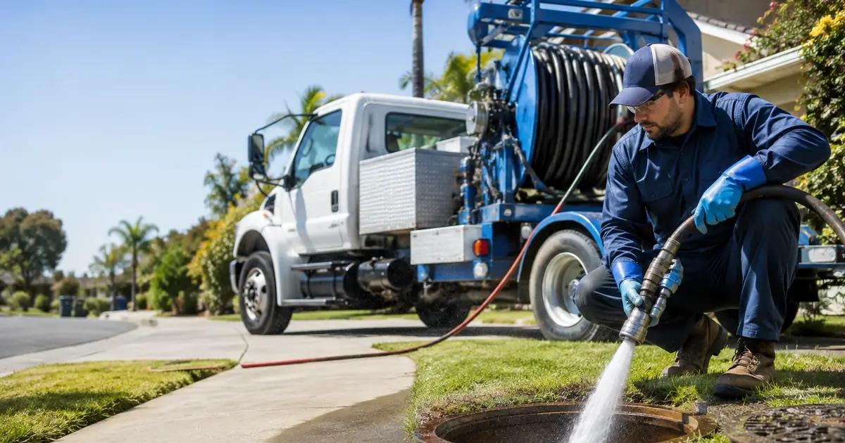 Hydro jet sewer cleaning Aliso Viejo