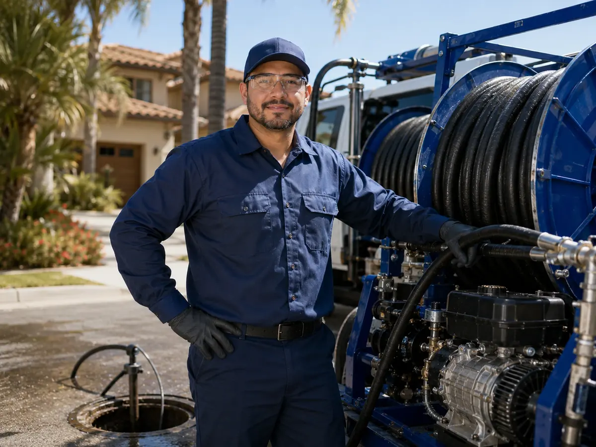 Hydro jet sewer cleaning in Aliso Viejo