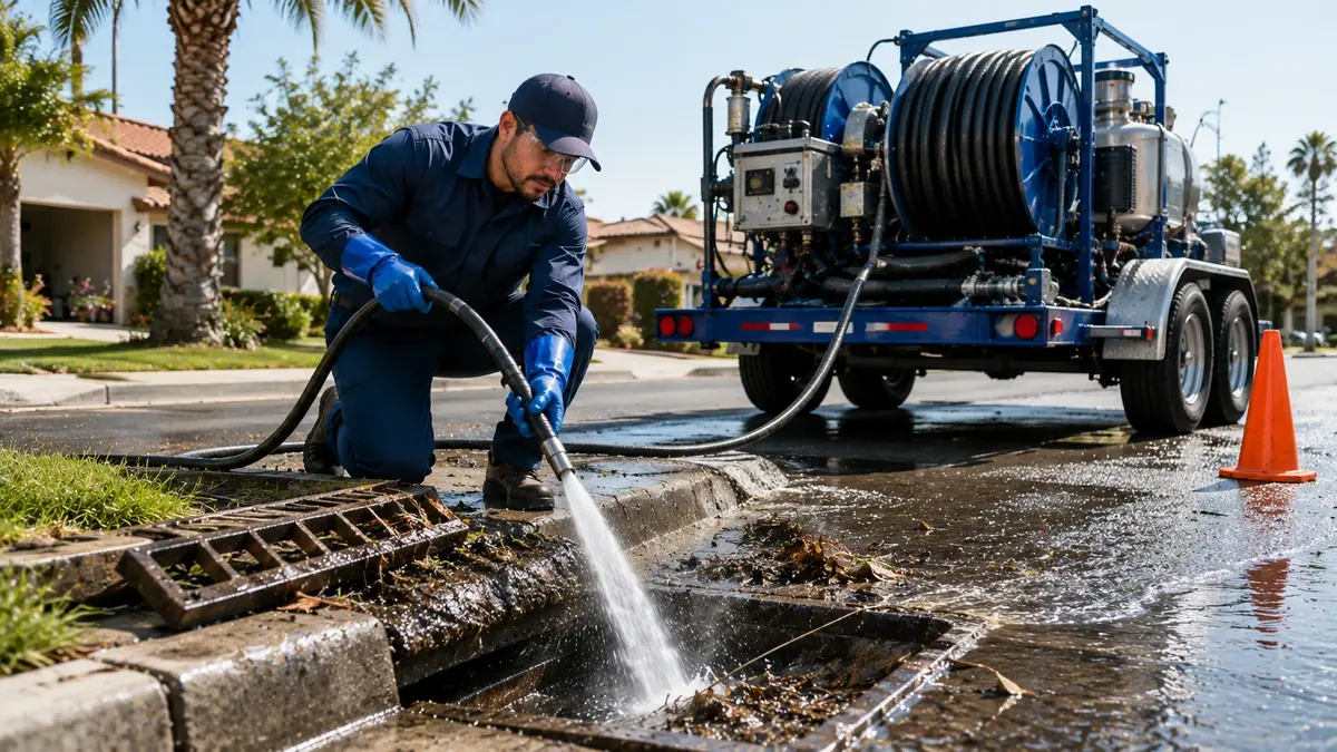 Storm Drain Hydro Jet Cleaning in Aliso Viejo
